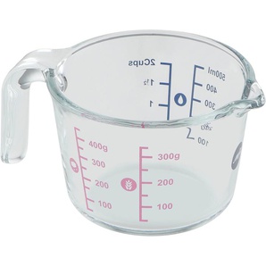 Messbecher EMSA Prep&Bake Gr. Volumen 0,5 l, farblos (transparent) Back- Kochhelfer doppelte Skalierung f. feste & flüssige Zutaten, Ausgießlippe