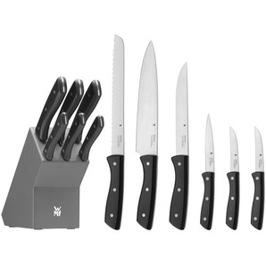 Messerblock WMF Profi Messerblöcke schwarz (schwarz, grau) WMF inkl. 6 Messer aus Spezialklingenstahl