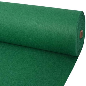 Messeteppich Glatt 1x24 m Grün