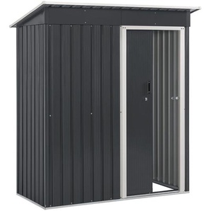 Metall Gerätehaus S mit Pultdach