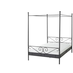 Metall-Himmelbett Manege | schwarz | 147 cm | 209 cm |