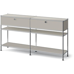 Metall-Konsole »CN3 Slim Line« mit 2 Schubladen, hellgrau