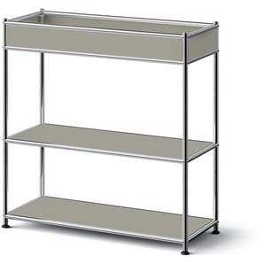 Metall-Konsole »CN3 Slim Line« mit Ablage, hellgrau