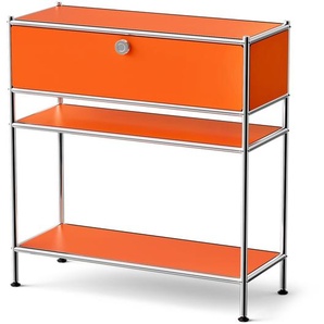 Metall-Konsole »CN3 Slim Line« mit Schublade, orange