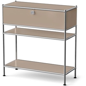 Metall-Konsole »CN3 Slim Line« mit Schublade, taupe