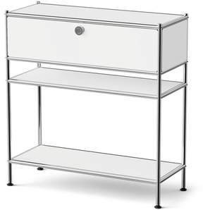 Metall-Konsole »CN3 Slim Line« mit Schublade, weiß