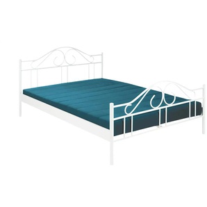 Metallbett Kolosseum | weiß | 146 cm | 93,5 cm |