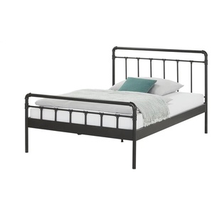 Metallbett - schwarz - Materialmix - 147,5 cm - 110 cm - cm 206,5 | Möbel Kraft