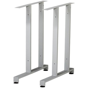 Metallfüße 2er-Set  Success ¦ silber ¦ Maße (cm): H: 75