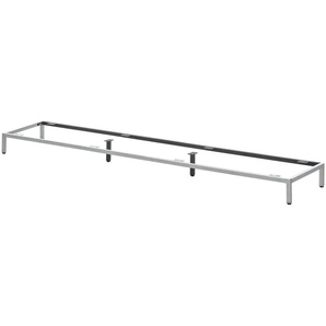 Metallgestell  Vitreo Neo ¦ silber ¦ Maße (cm): B: 180 H: 13 T: 38.0