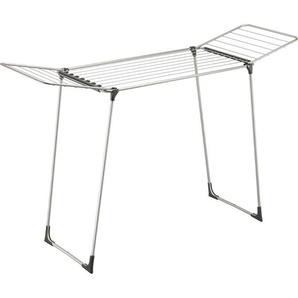 Metaltex Flügel-Wäschetrockner Hydra Onyx 18 m mit Sockenhalter matt-schwarz 407937000