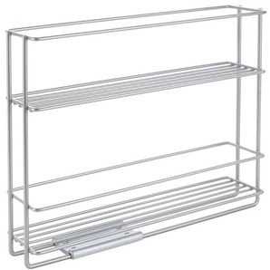 Gewürzregal METALTEX In & Out Regale Gr. B/H/T: 28 cm x 22 cm x 6 cm, silberfarben Gewürzregale Regale exklusive Metaltex-Polytherm-Beschichtung