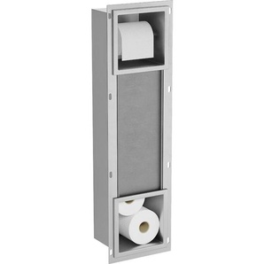 Mexen - X-Wall-BP Toilettenpapierhalter mit Aufbewahrung, inox - 1914
