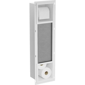 Mexen - X-Wall-BP Toilettenpapierhalter mit Aufbewahrung, Weiß - 1924