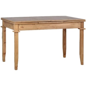 Mexico Esstisch 140x90cm - ausziehbar Massivholz Pinie Landhaus Mexiko Möbel Mexikanisch