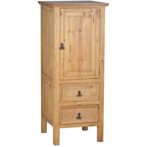 Mexico Hochschrank klein - rechts Massivholz Pinie Landhaus Mexiko Möbel Mexikanisch