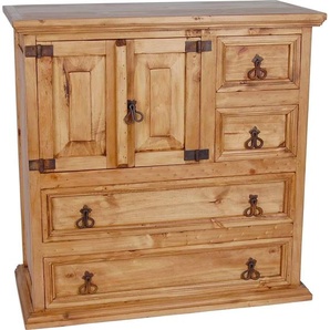 Mexico Kommode Massivholz Pinie Landhaus Mexiko Möbel Mexikanisch
