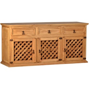 Mexico Sideboard Massivholz Pinie Landhaus Mexiko Möbel Mexikanisch