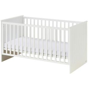 Mia & Mo Kinderbett Suna - weiß - Materialmix - 77 cm - 80,5 cm | Möbel Kraft