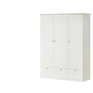 Mia & Mo Kleiderschrank Suna | weiß | 141 cm | 187 cm | cm 55,0 |