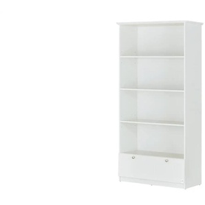 Mia & Mo Standregal Suna - weiß - Materialmix - 96 cm - 187 cm - cm 45,0 | Möbel Kraft