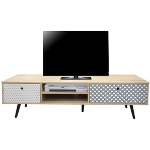 Lowboard Benton MDF, Metall Modern Indien Indisch