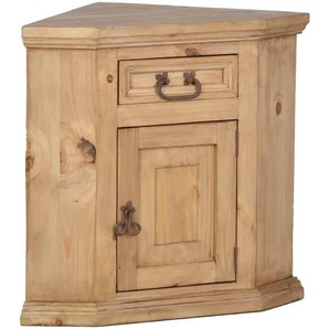 Mexico Eckschränkchen Massivholz Pinie Landhaus Mexiko Möbel Mexikanisch