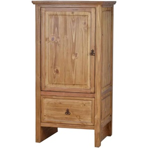 Mexico Kühlschrankmodul - links Massivholz Pinie Landhaus Mexiko Möbel Mexikanisch