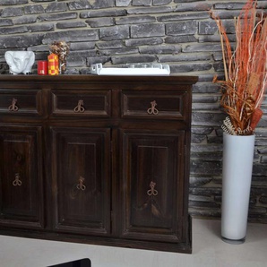 Mexico Sideboard Massivholz Pinie Kolonialstil Mexiko Möbel Mexikanisch