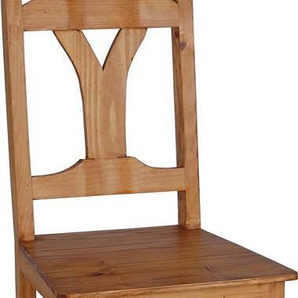 Mexico Stuhl Massivholz Pinie Landhaus Mexiko Möbel Mexikanisch