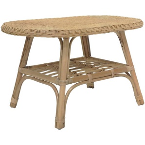 Rattan Couchtisch Mina honig Rattan Modern