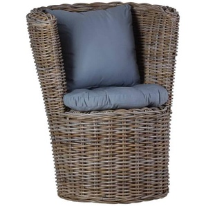Rattansessel Mega 100% Baumwolle, Rattan Modern