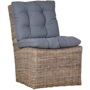 Rattansessel Pranconeli 100% Baumwolle, Rattan Modern