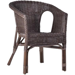 Rattanstuhl Mina braun Rattan Landhaus