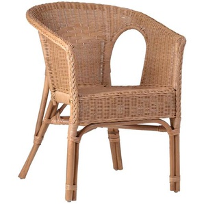 Rattanstuhl Mina honig Rattan Landhaus