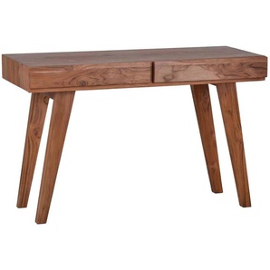Schreibtisch Tamesi Massivholz Teak Modern