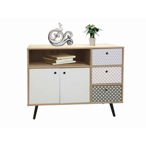 Sideboard Benton MDF, Metall Modern Indien Indisch