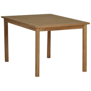 Teak Esstisch 150x90cm Massivholz Teak Modern