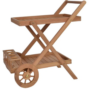 Teak Servierwagen Massivholz Teak Modern