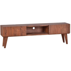 TV-Kommode Tamesi groß Massivholz Teak Modern