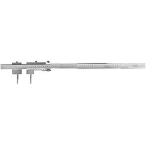 MIB - Stangenzirkel mit Feineinstellung mit hm Spitzen flacher Stange 3000 mm