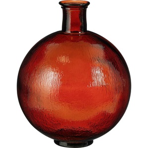 Mica Decorations Mica Flasche Firenza dunkelbraun Recyeltes Glas Ø 34 x 42 cm GLO660353611
