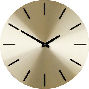 Mica Decorations Mica Wanduhr Brixen gold Aluminium Ø 35,5 cm GLO715010643