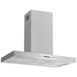 Mican Dunstabzugshaube , Edelstahl , Metall , 90x81.5-101-5x60 cm , automatischer Gebläsenachlauf, Arbeitsplatzbeleuchtung , Küchen, Küchenelektrogeräte, Dunstabzugshauben