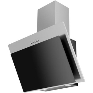 Mican Dunstabzugshaube , Schwarz, Edelstahl , Metall , 60x95.5-133x31 cm , Arbeitsplatzbeleuchtung , Küchen, Küchenelektrogeräte, Dunstabzugshauben