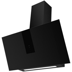 Mican Dunstabzugshaube , Schwarz , Metall, Glas , 80x77.5-97x35 cm , automatischer Gebläsenachlauf, Arbeitsplatzbeleuchtung , Küchen, Küchenelektrogeräte, Dunstabzugshauben