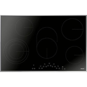 Mican Glaskeramikkochfeld , Schwarz , Glas , 76.8x50.5x4.5 cm , Kindersicherung, Bräterzone, Kurzzeitwecker , Küchen, Küchenelektrogeräte, Kochfelder, Glaskeramik-Kochfelder