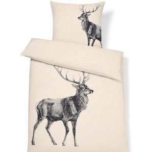 Microfaser-Bettwäsche, Hirsch, Übergröße