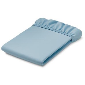 Microfaser-Spannbettlaken, hellblau, Übergröße