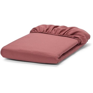 Microfaser-Spannbettlaken, rosa, Normalgröße